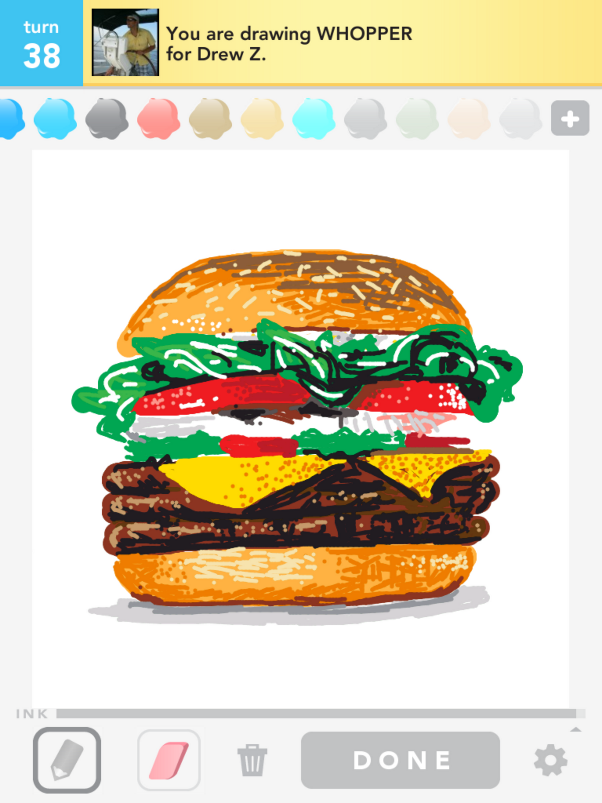 Whopper Draw Something