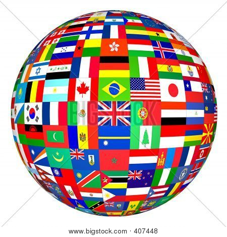 World Flags Globe