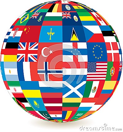 World Flags Globe