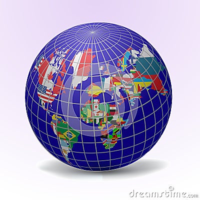 World Flags Globe
