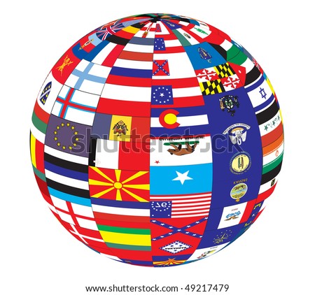 World Flags Globe