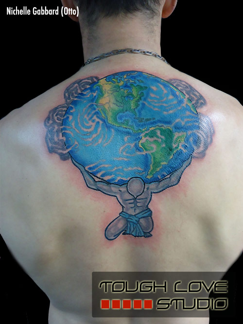 World Globe Tattoo