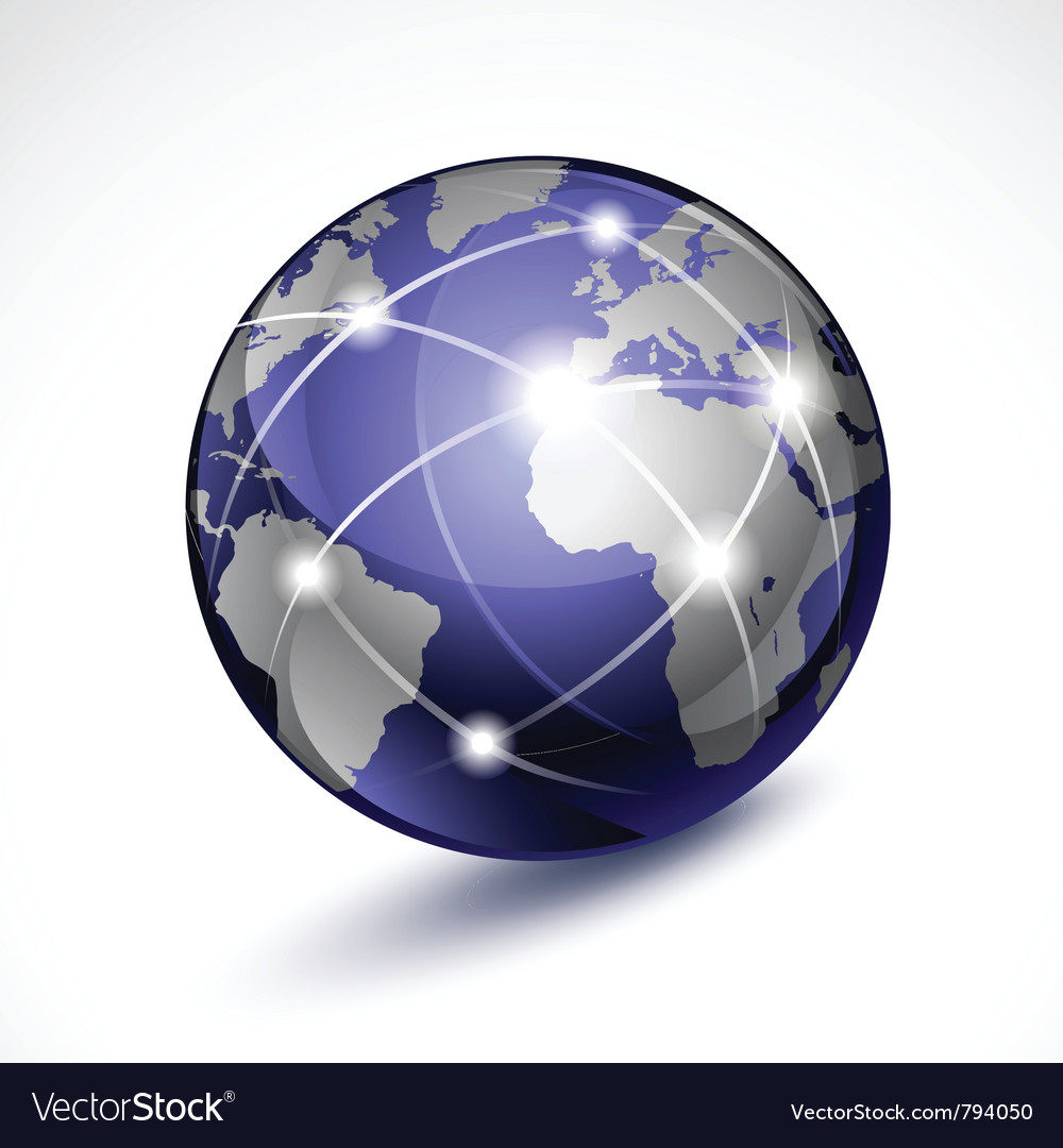 World Globe Vector Free