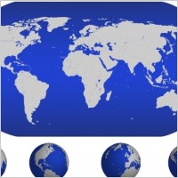 World Globe Vector Free Download