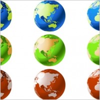 World Globe Vector Free Download