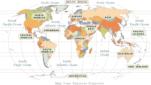 World Map With Countries