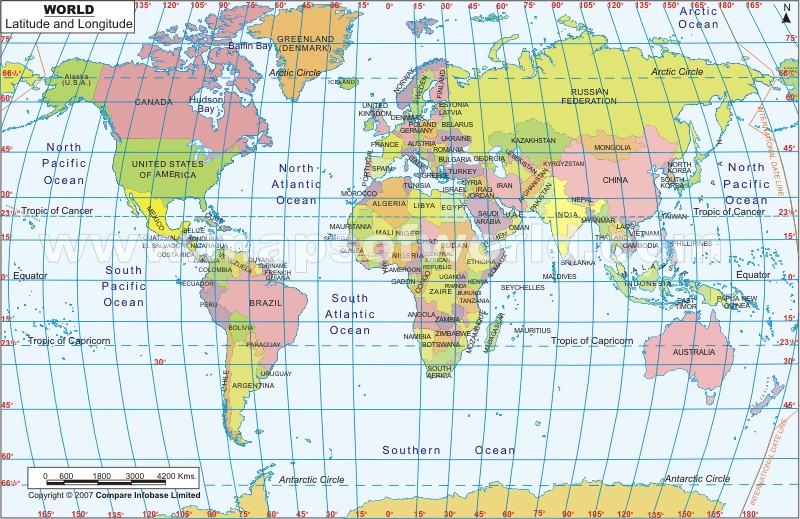 World Map With Countries