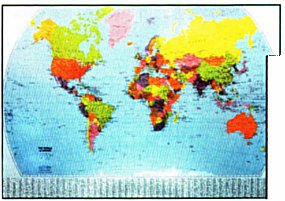 World Map With Countries And Cities