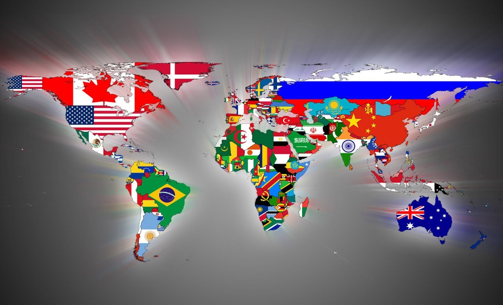 World Map With Countries Hd