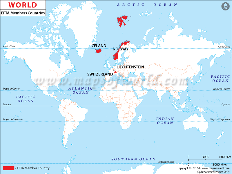 World Map With Countries Outline