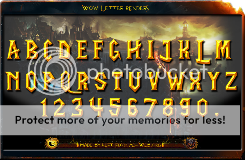 World Of Warcraft Logo Font