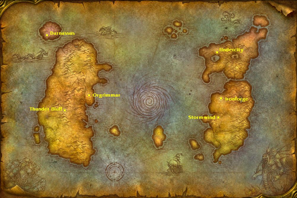 World Of Warcraft Map