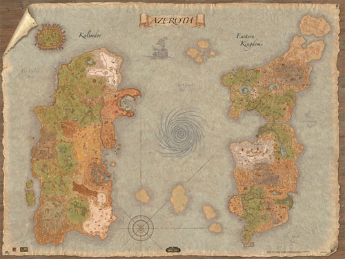 World Of Warcraft Map