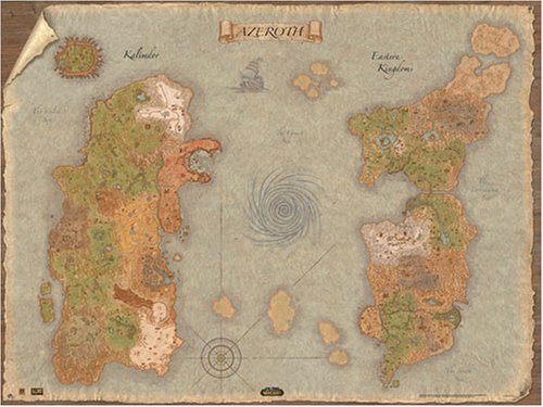 World Of Warcraft Map Poster