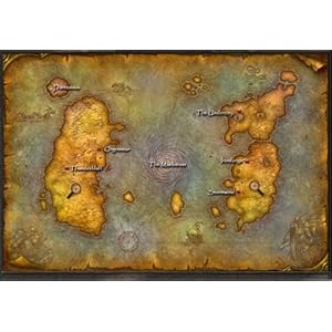 World Of Warcraft Map Poster