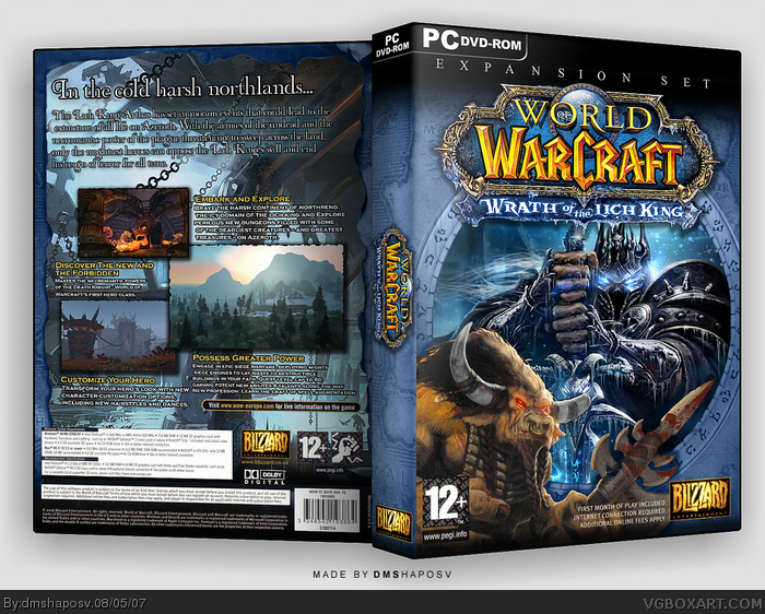 World Of Warcraft Wrath Of The Lich King Box