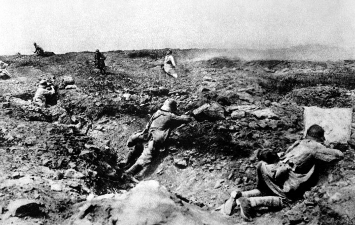 World War 1 Soldiers Fighting