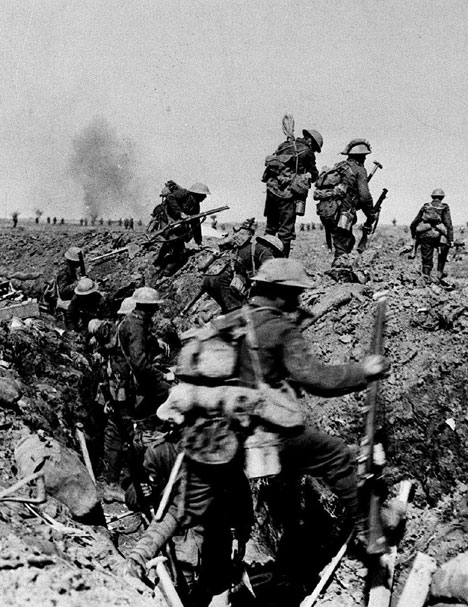 World War 1 Soldiers In Trenches