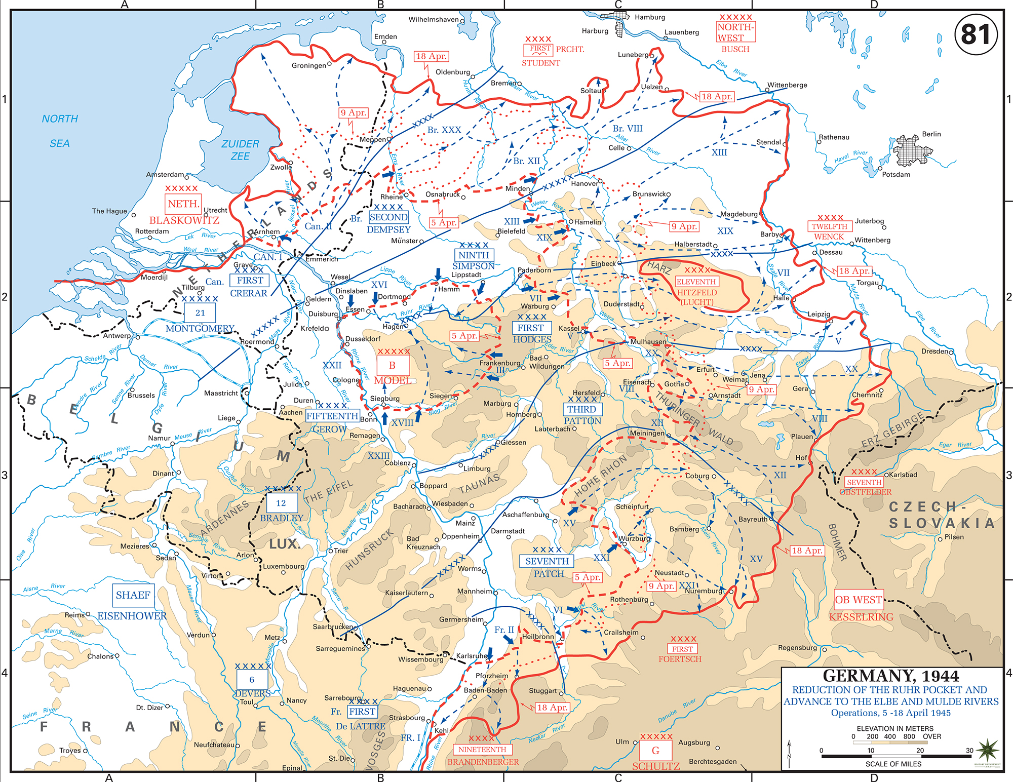 World War 2 Germany Map