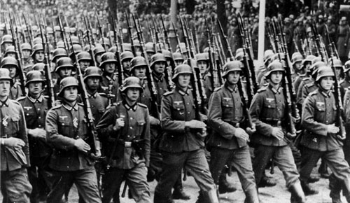 World War 2 Soldiers Marching