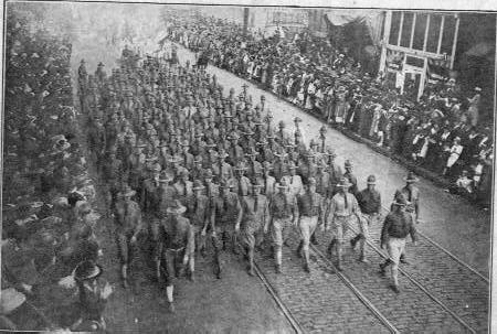 World War 2 Soldiers Marching