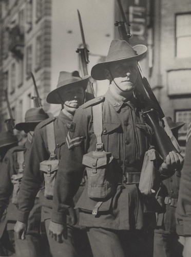 World War 2 Soldiers Marching