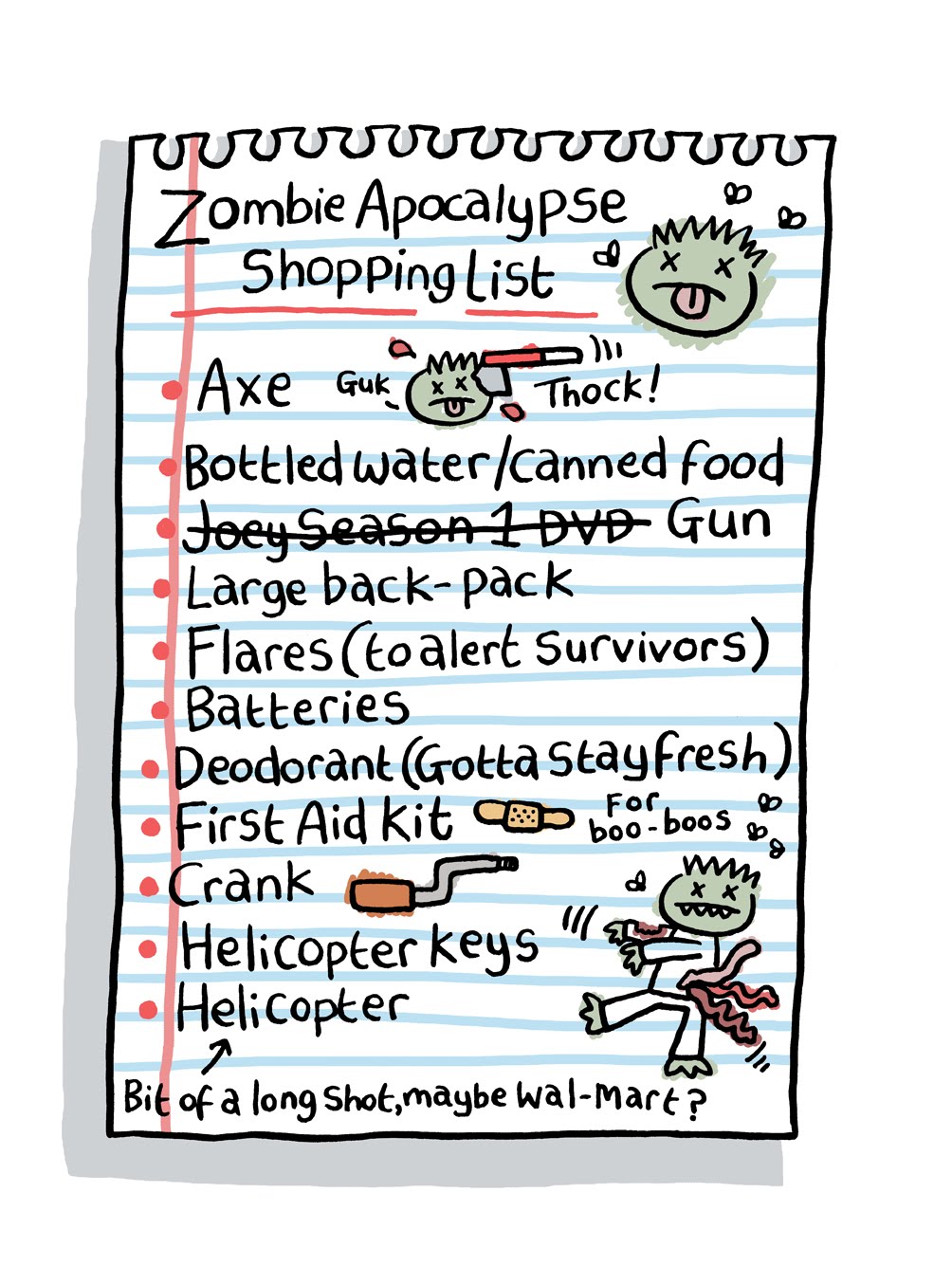 Zombie Apocalypse Cartoon