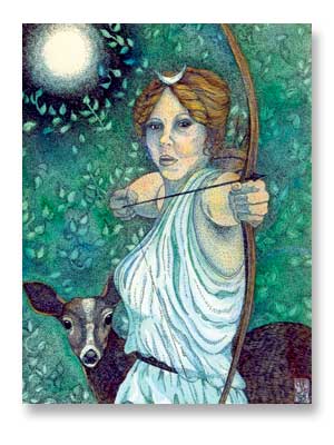 Artemis The Greek Goddess Of The Hunt And The Moon