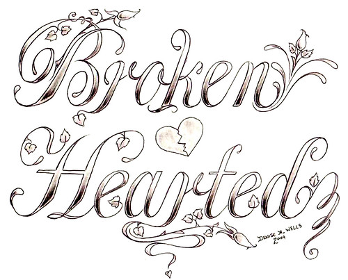 Broken Heart Tattoo Designs For Men