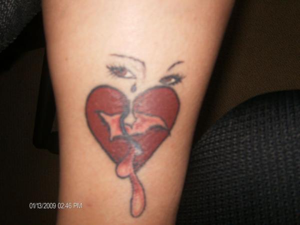 Broken Heart Tattoo Images