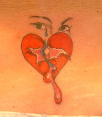 Broken Heart Tattoos For Girls