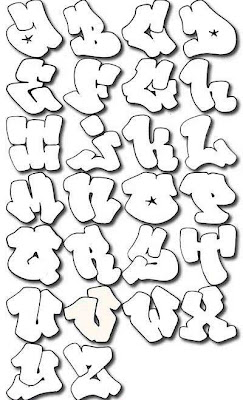 Bubble Letter Outlines