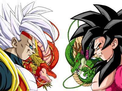 Dragon Ball Gt Vegeta And Goku