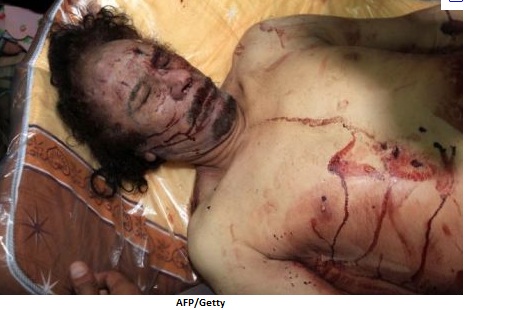 Gaddafi Death Photo
