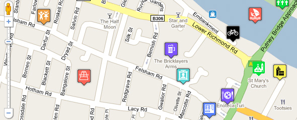 Google Map Icons Free