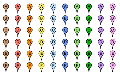 Google Map Icons List