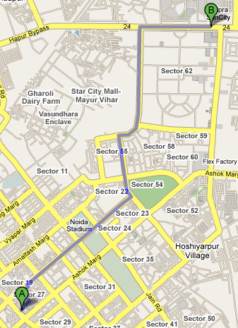 Google Maps Car Directions