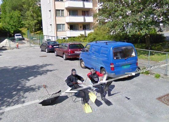 Google Maps Funny Pictures People