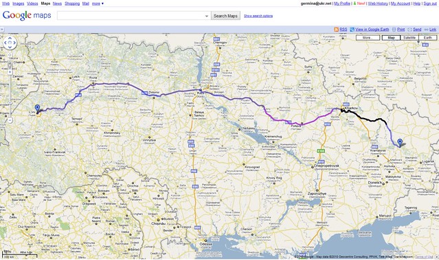 Google Maps Ukraine