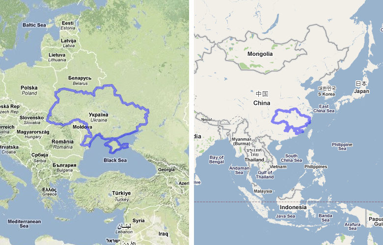Google Maps Ukraine