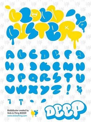 Graffiti Alphabet Bubble