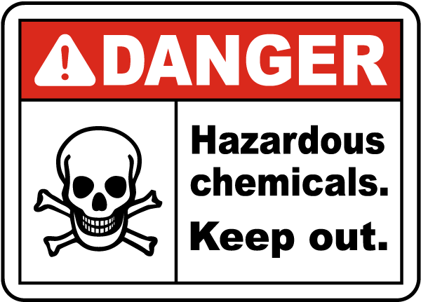 Hazardous Chemicals Signage
