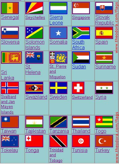 African Flags And Countries