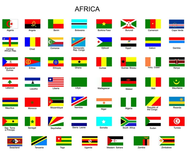 African Flags And Countries