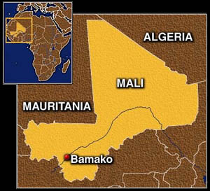 Bamako Mali Map