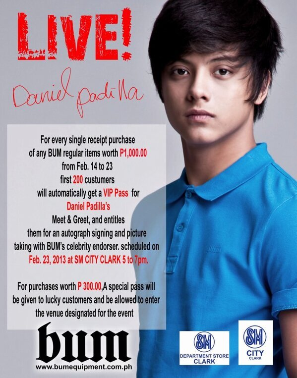 Daniel Padilla At Sm Pampanga