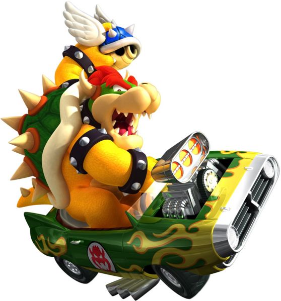 Dry Bowser Mario Kart Wii
