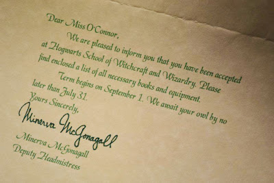 Hogwarts Acceptance Letter Template Free Printable