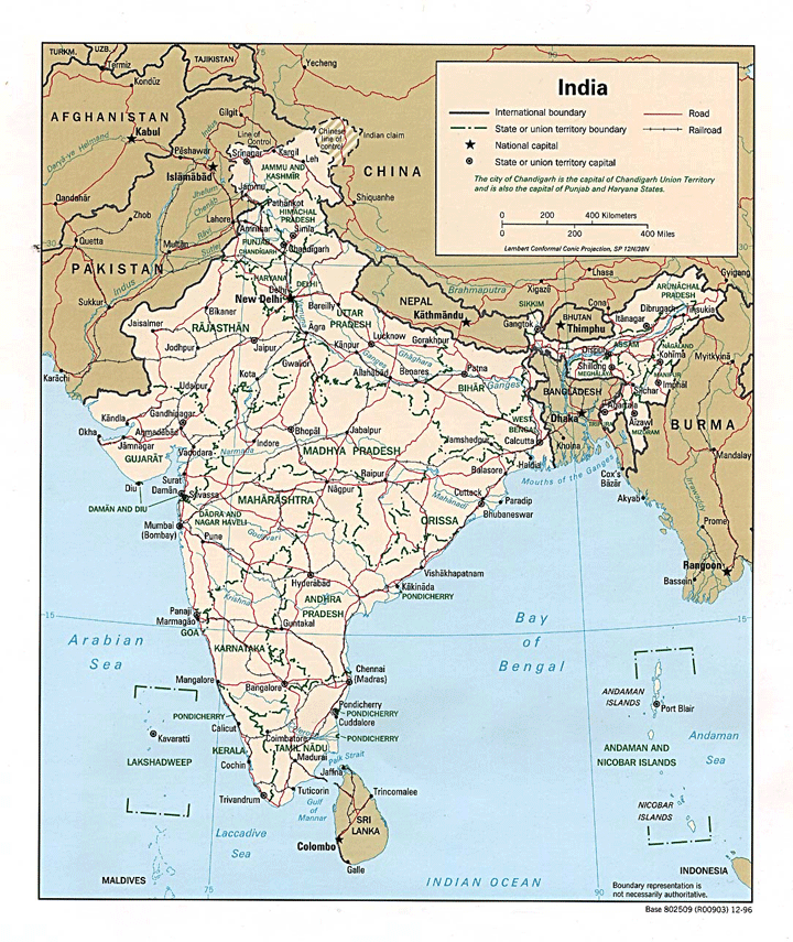 India Map Political Map