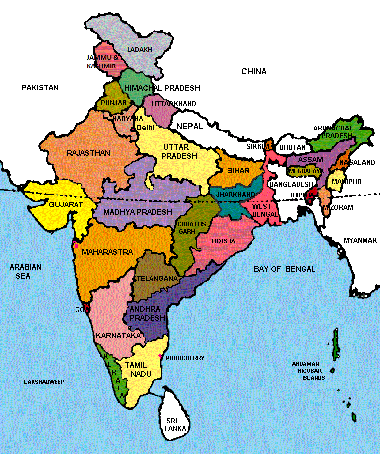 India Map Political Map